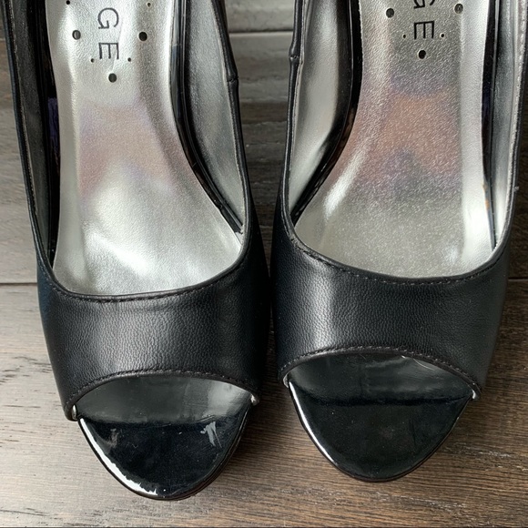 Rampage Size 7 Black 3.5 Inch High Heels - Picture 3 of 11